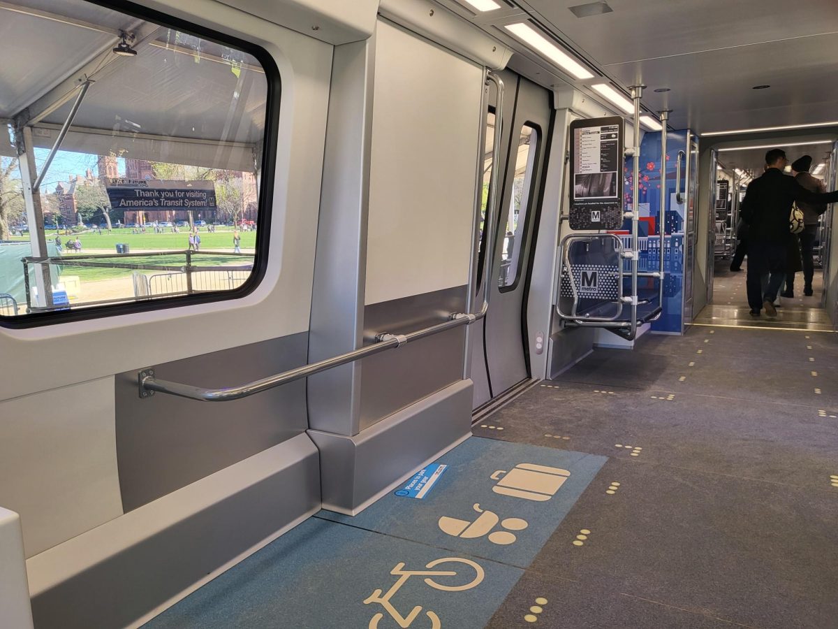 An inside look at the new 8000 series Metro car. Photo provided by Creative Commons. 