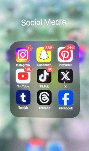 The vocabulary of today's youth is being perpetually influenced by the usage of these various social media platforms. Photo Provided by Ava Welsh.