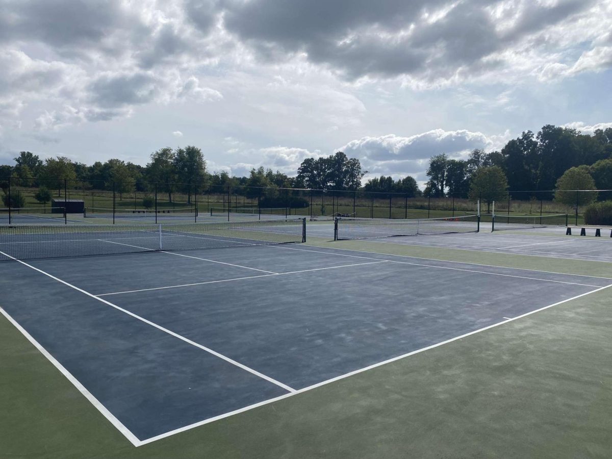 The Woodrgrove tennis courts. Photo provided by Patrick Lyons. 