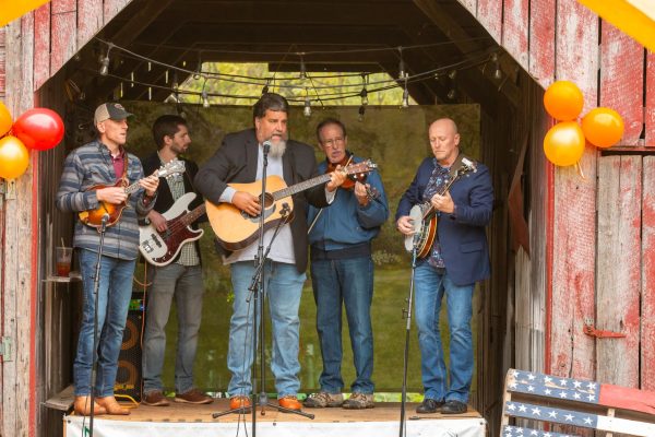 Circa Blue, a small bluegrass band from Martinsburg, WV, performs at the 2023 Joshua’s Hands Festival. Photo provided by Joyce Guthrie.
