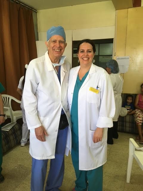 Dr. Joseph Pelkofski and his daughter Elizabeth during volunteer dental operations in the jungles of Peru. Photo provided by Joseph Pelkofski. 
