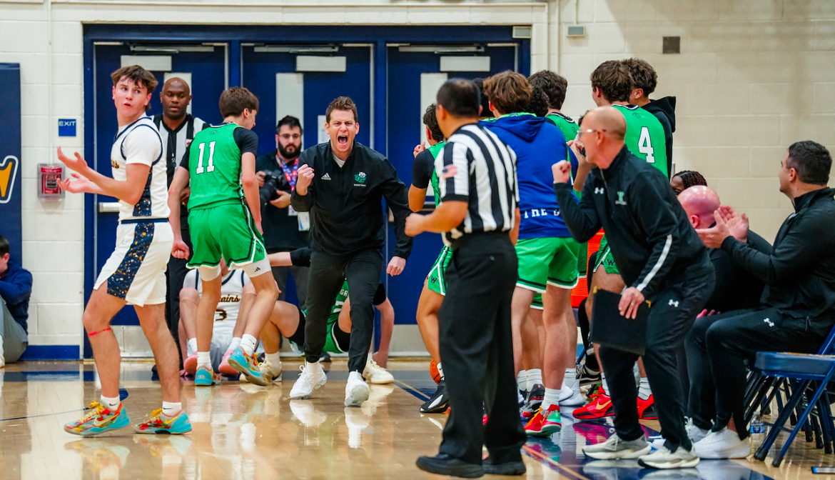 Coach K after Woodgrove forced a turnover at a district game against Loudoun County High School. Photo provided by Ben Wilson.