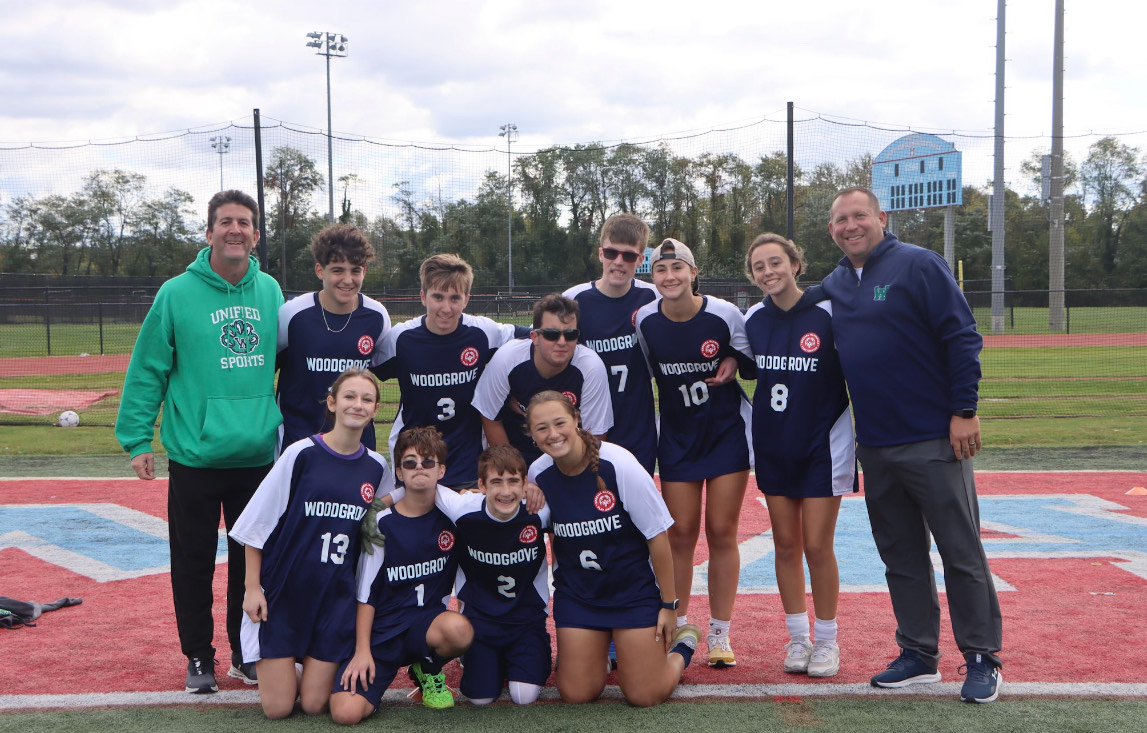 Woodgrove's Unified team posing for a photo. Photo provided by Steve Prakope.